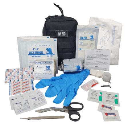 TACTICAL TRAUMA KIT - BLACK